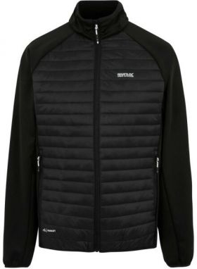 REGATTA OUTDOORS CLUMBER HYBRID Pánska bunda, čierna, veľkosť