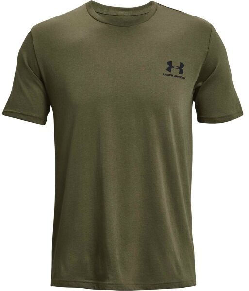 Under Armour SPORTSTYLE LC SS Pánske tričko, khaki, veľkosť M