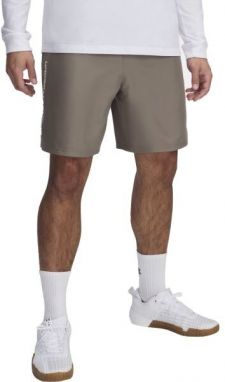 Under Armour WOVEN WORDMARK Pánske krátke nohavice, hnedá, veľkosť M