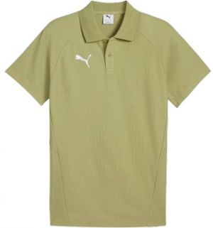 Puma TEAMEVOSTRIPE POLO Pánske polo tričko, khaki, veľkosť