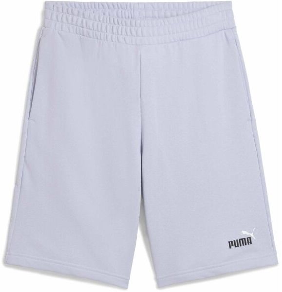 Puma ESSENTIALS+ LOGO LAB GRAPHIC SHORTS 10 Pánske teplákové kraťasy, svetlomodrá, veľkosť