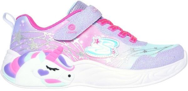 Skechers UNICORN Dievčenská vychádzková obuv, fialová, veľkosť
