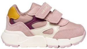 Geox B FLEXYPER MINI Dievčenská voľnočasová obuv, ružová, veľkosť