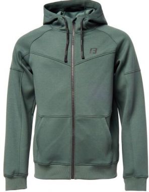 Fitforce GALIPETE Pánska fitness mikina, tmavo zelená, veľkosť