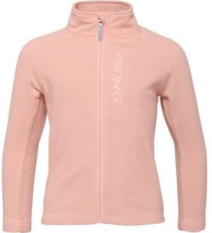 VIKING BY NORWAY PLAYTIME FLEECE JACKET WARM Detská flísová bunda, ružová, veľkosť