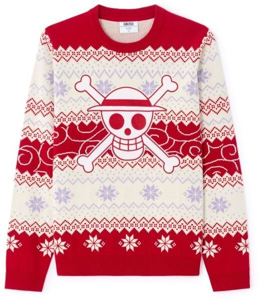 CELIO LMEONEUS Pánsky sveter, červená, veľkosť