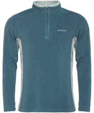 Columbia KLAMATH RANGE II HALF ZIP Pánska outdoorová mikina, modrá, veľkosť