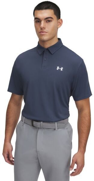 Under Armour UA T2G POLO LB BLK Pánske polo, tmavo sivá, veľkosť S