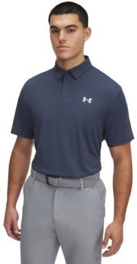 Under Armour UA T2G POLO LB BLK Pánske polo, tmavo sivá, veľkosť S
