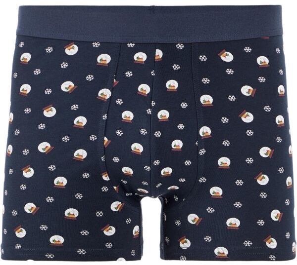 CELIO XMIBOGLOBE Pánske boxerky v darčekovom balení, tmavo modrá, veľkosť