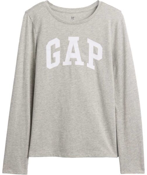 GAP V-FRCH LS LOGO TEE Detské tričko, sivá, veľkosť