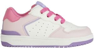 Geox J WASHIBA Dievčenská voľnočasová obuv, biela, veľkosť