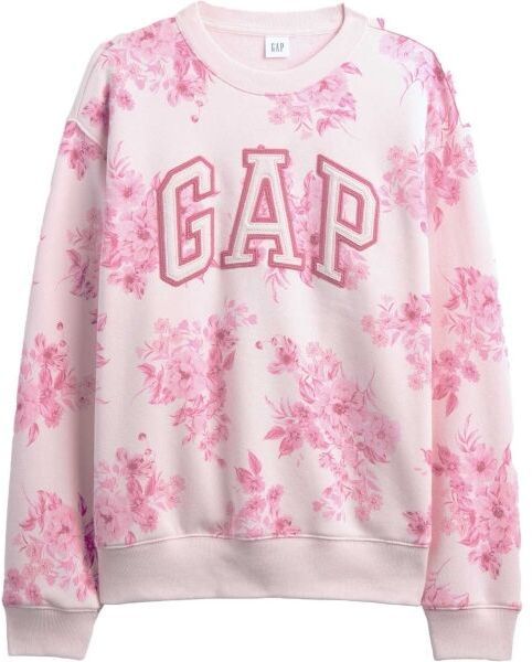 GAP HERITAGE CREW Dámska mikina, biela, veľkosť