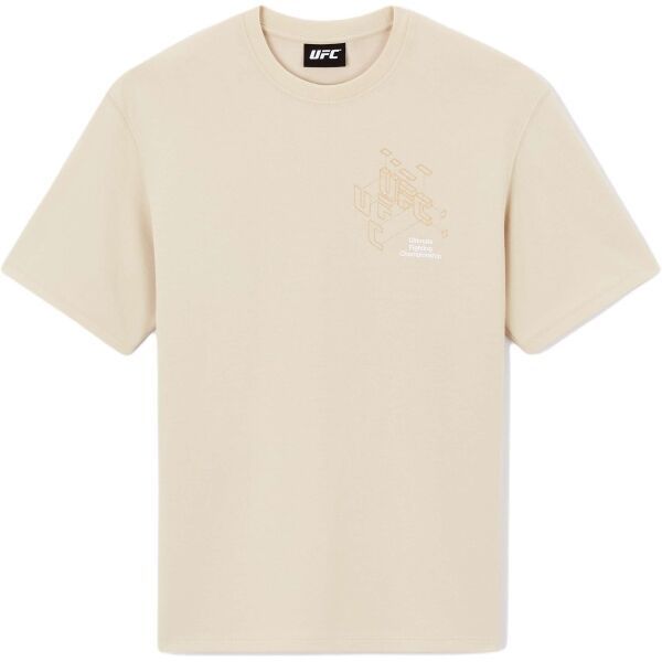 CELIO LJEUFCT Pánske tričko, béžová, veľkosť