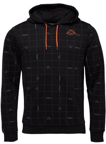 Kappa LOGO IVABE Pánska mikina, čierna, veľkosť XXXL