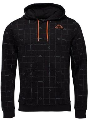 Kappa LOGO IVABE Pánska mikina, čierna, veľkosť XXXL