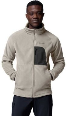 Columbia RAPID EXPEDITION II FULL ZIP FLEECE Pánska outdoorová mikina, béžová, veľkosť