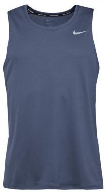Nike MILER Pánske tielko, tmavo modrá, veľkosť XXL