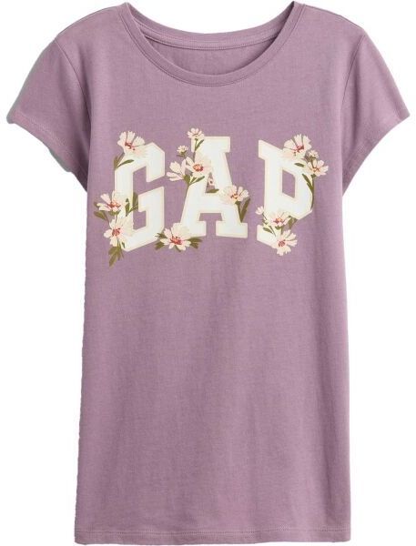 GAP V-FRCH SS LOGO TEE Detské tričko, fialová, veľkosť