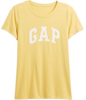 GAP V-SS LOGO CLASSIC TEE Dámske tričko, žltá, veľkosť
