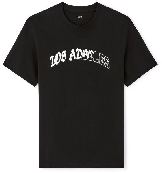 CELIO JENICO Pánske tričko, čierna, veľkosť