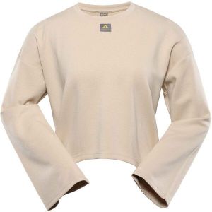 NAX SETA Dámska mikina, béžová, veľkosť