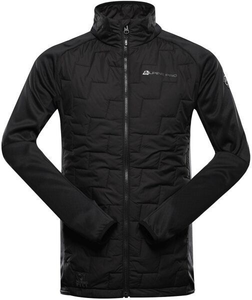 ALPINE PRO MORGEN Pánska softshellová bunda, čierna, veľkosť