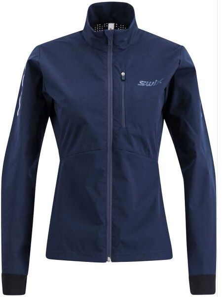 Swix PACE WIND Dámska funkčná bežecká bunda, tmavo modrá, veľkosť