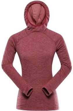 ALPINE PRO ROLTA Dámska rýchloschnúca mikina, fialová, veľkosť