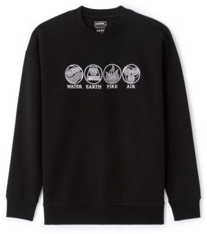 CELIO LMEAVASW Pánska mikina, čierna, veľkosť