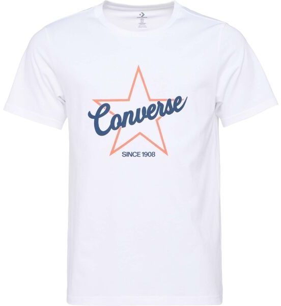 Converse CLASSIC Unisex tričko, biela, veľkosť