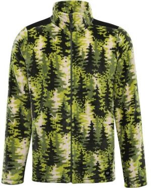 ALPINE PRO EFLIN Pánska flísová mikina, zelená, veľkosť