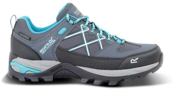REGATTA OUTDOORS SAMARIS III LOW W Dámska treková obuv, sivá, veľkosť