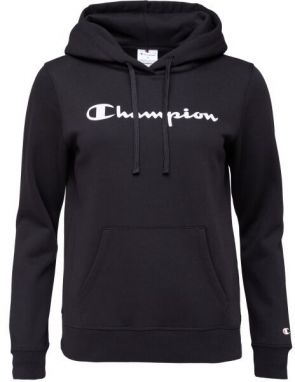 Champion HOODED Dámska mikina, čierna, veľkosť