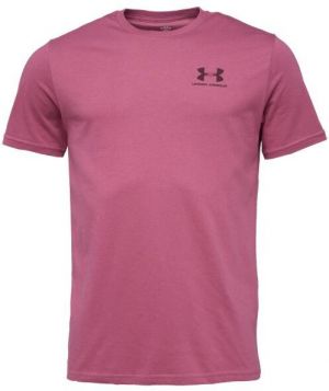 Under Armour SPORTSTYLE LC SS Pánske tričko, vínová, veľkosť M