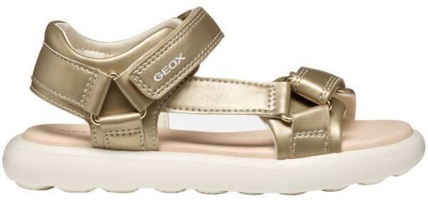 Geox J SANDAL PUFFYPOP Dievčenské sandále, zlatá, veľkosť