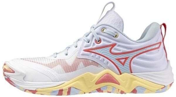 Mizuno WAVE MOMENTUM ELITE Dámska volejbalová obuv, biela, veľkosť 40.5