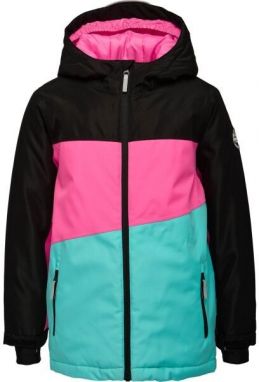 Lewro DARRYN Dievčenská lyžiarska bunda, čierna, veľkosť 128-134