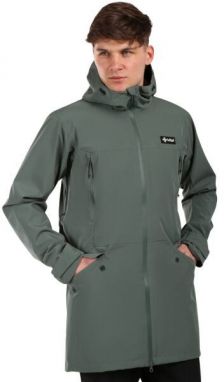 KILPI AYRA Pánsky outdoorový kabát, khaki, veľkosť XXXL