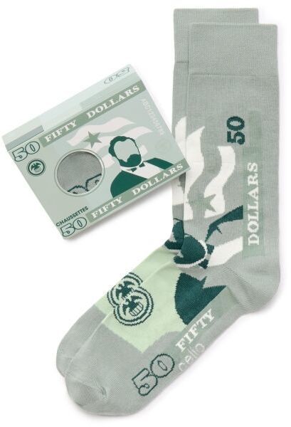 CELIO XMISODOLAR Pánske ponožky v darčekovom balení, sivá, veľkosť