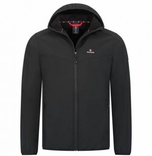 HOHENHORN ALPBERG Pánska softshellová bunda, čierna, veľkosť XXXL