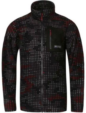 ALPINE PRO OKRAD Pánska outdoorová mikina, čierna, veľkosť