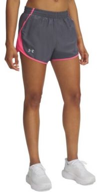 Under Armour FLY BY 3'' Dámske kraťasy, tmavo sivá, veľkosť M