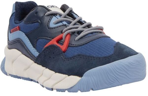 Geox J FLEXYPER PRO Chlapčenská voľnočasová obuv, tmavo modrá, veľkosť