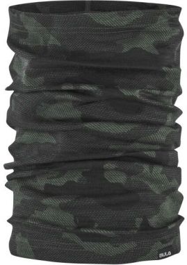 Bula PRINTED WOOL TUBE Univerzálny vlnený nákrčník, čierna, veľkosť