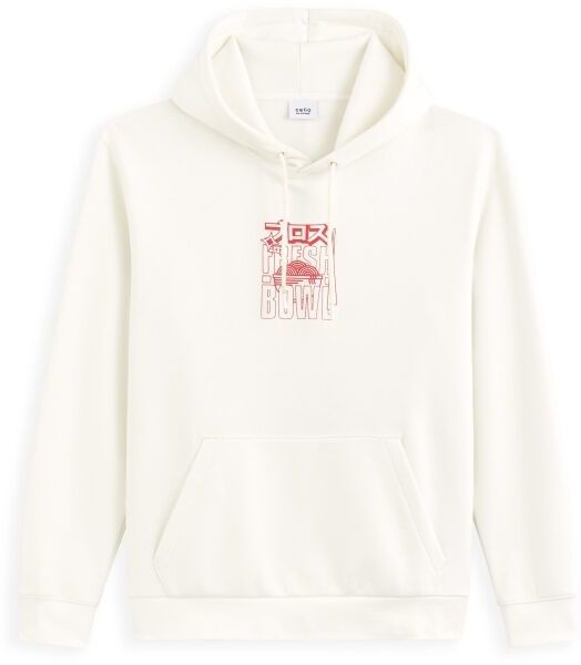 CELIO FEJABOWL Pánska mikina, biela, veľkosť