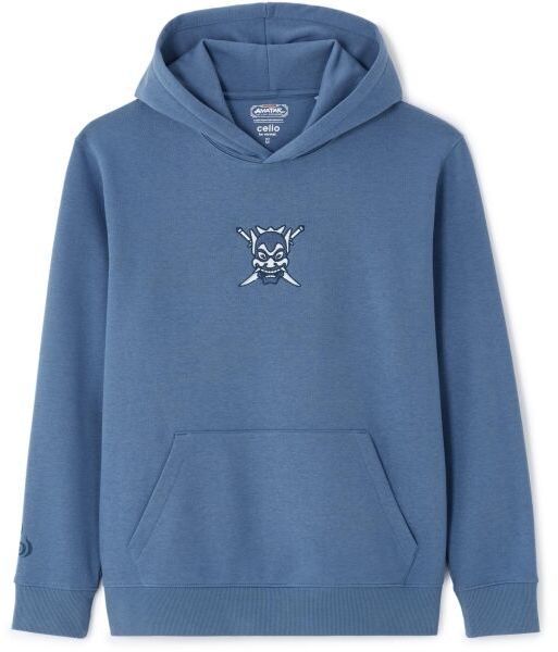 CELIO LMEAVASW1 Pánska mikina, modrá, veľkosť