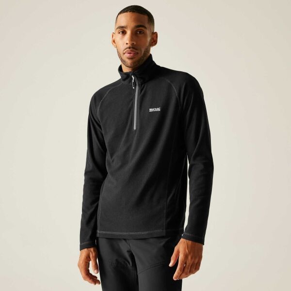 REGATTA OUTDOORS MONTES Pánska mikina, čierna, veľkosť