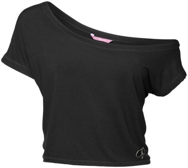 PAPILLON SHORT WIDE Dievčenské tričko, čierna, veľkosť