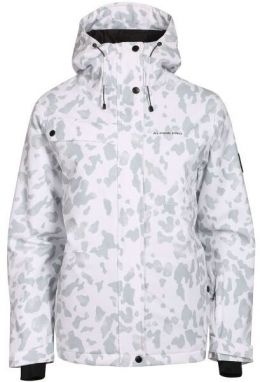 ALPINE PRO WEWA Dámska lyžiarska bunda, biela, veľkosť